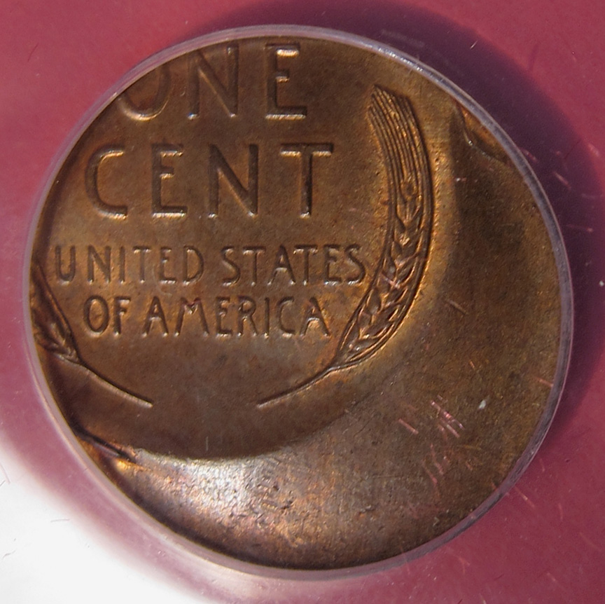1952-D-Lincoln-Wheat-Cent-Mint-Error---O/C-With-Texture---Stop-The-Presses!