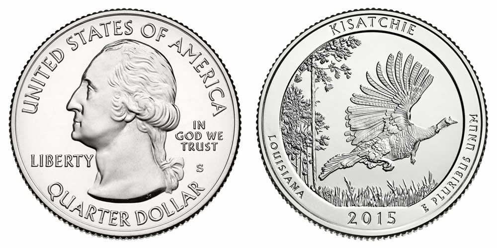 2015 S Kisatchie National Forest America the Beautiful Quarter 