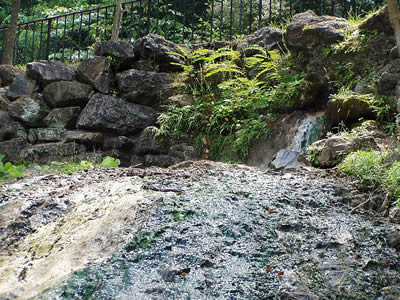 Remaining natural hot springs