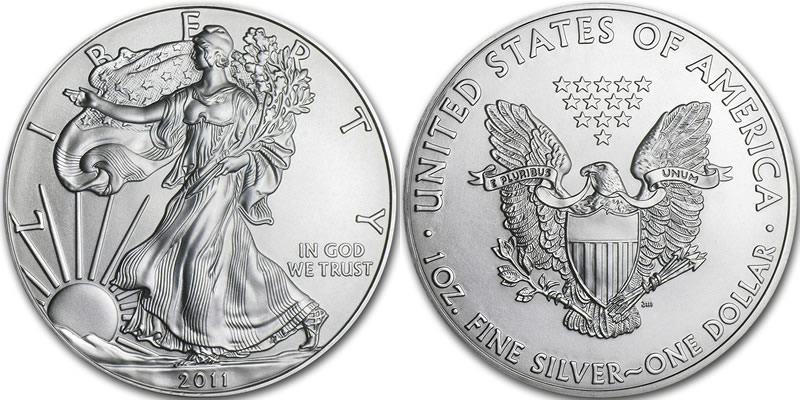 2011 Bullion American Silver Eagle 