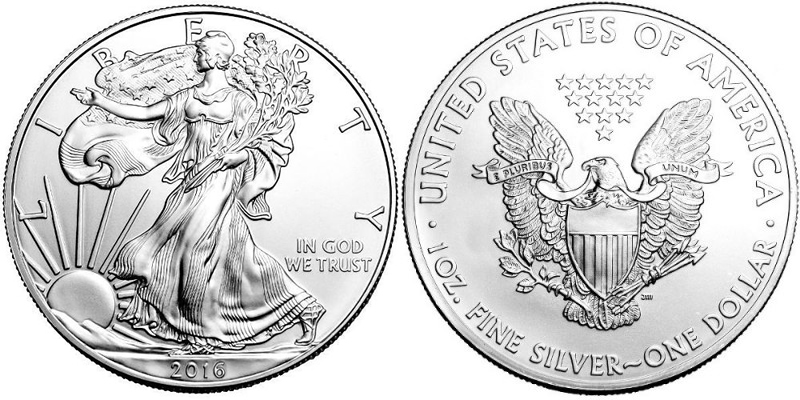 2016 Bullion American Silver Eagle 